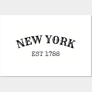 New York Est 1788 Posters and Art